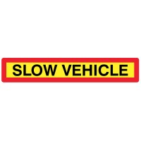 Slow Vehicle Panel - Long Length - TESTTTTT!!!!! Slow Vehicle Panel - Long Length - TESTTTTT!!!!!