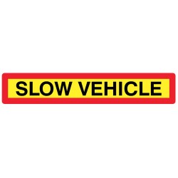 Slow Vehicle Panel - Long Length - TESTTTTT!!!!! 