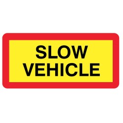 Slow Vehicle Panel - Short Length - TESTTTTT!!!!! 