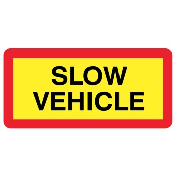 Slow Vehicle Panel - Short Length - TESTTTTT!!!!! Slow Vehicle Panel - Short Length - TESTTTTT!!!!!