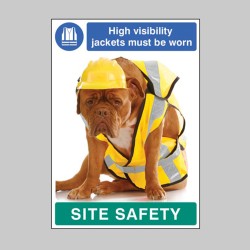 High Visibility jackets must be Worn - Dog - Poster - TESTTTTT!!!!! High Visibility jackets must be Worn - Dog - Poster - TESTTTTT!!!!!