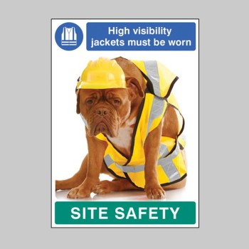 High Visibility jackets must be Worn - Dog - Poster - TESTTTTT!!!!! High Visibility jackets must be Worn - Dog - Poster - TESTTTTT!!!!!