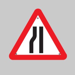 Re-Flex Sign - Road Narrowing Left - TESTTTTT!!!!! Re-Flex Sign - Road Narrowing Left - TESTTTTT!!!!!