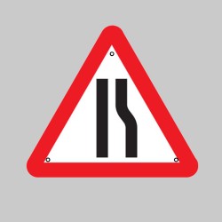 Re-Flex Sign - Road Narrowing Right - TESTTTTT!!!!! Re-Flex Sign - Road Narrowing Right - TESTTTTT!!!!!