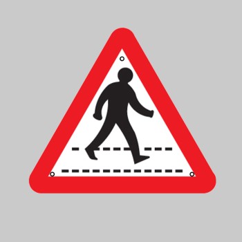 Re-Flex Sign - Pedestrian Crossing - TESTTTTT!!!!! Re-Flex Sign - Pedestrian Crossing - TESTTTTT!!!!!
