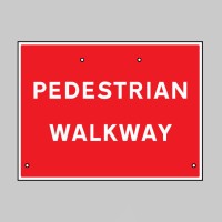 Re-Flex Sign - Pedestrian Walkway - TESTTTTT!!!!! 