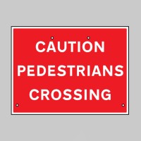 Re-Flex Sign - Caution - Pedestrians Crossing - TESTTTTT!!!!! 