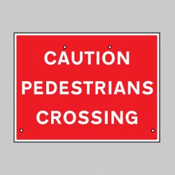 Re-Flex Sign - Caution - Pedestrians Crossing - TESTTTTT!!!!! Re-Flex Sign - Caution - Pedestrians Crossing - TESTTTTT!!!!!