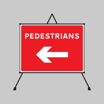 Fold Up Sign - Pedestrians Arrow Left / Right - TESTTTTT!!!!! Fold Up Sign - Pedestrians Arrow Left / Right - TESTTTTT!!!!!