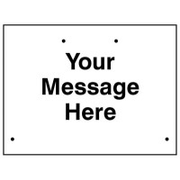 Your Message Here - Custom Re-Flex Sign - TESTTTTT!!!!! 