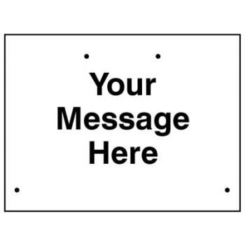 Your Message Here - Custom Re-Flex Sign - TESTTTTT!!!!! 