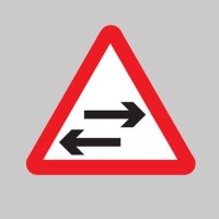 Two Way Traffic Crossing Ahead - Class RA1 - Temporary - TESTTTTT!!!!! 