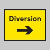 Diversion - Arrow Right - Class RA1 - Temporary - TESTTTTT!!!!! 