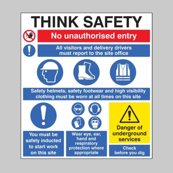Site Safety - Think Safety - No Unauthorised Entry - Report to Office - PPE - Induction - Underground Services - TESTTTTT!!!!! Site Safety - Think Safety - No Unauthorised Entry - Report to Office - PPE - Induction - Underground Services - TESTTTTT!!!!!