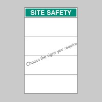 Custom Site Safety Board - Select 4 Signs - TESTTTTT!!!!! 