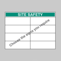 Custom Site Safety Board - Select 8 Messages - TESTTTTT!!!!! 