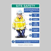 PPE Requirement Sign (Hat - Goggles - Hivis - Gloves - Boots) - TESTTTTT!!!!! 