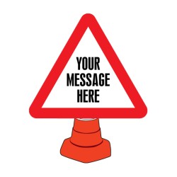 Your Message Here - Custom Reflective Cone Sign - TESTTTTT!!!!! Your Message Here - Custom Reflective Cone Sign - TESTTTTT!!!!!