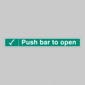 Push Bar to Open - Label - TESTTTTT!!!!! Push Bar to Open - Label - TESTTTTT!!!!!