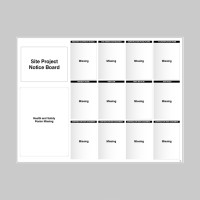 Site Notice Board with Doc Wallets (Site Info) - TESTTTTT!!!!! 