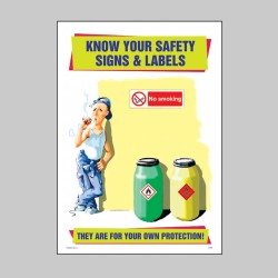 Know Your Safety Signs & Labels - Poster - TESTTTTT!!!!! Know Your Safety Signs & Labels - Poster - TESTTTTT!!!!!