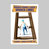 Broken Rungs Cause Broken Limbs - Poster - TESTTTTT!!!!! Broken Rungs Cause Broken Limbs - Poster - TESTTTTT!!!!!