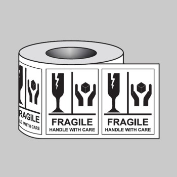 Fragile Handle with Care - Labels (Roll of 250) - TESTTTTT!!!!! 