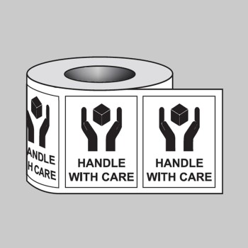 Handle with Care - Labels (Roll of 250) - TESTTTTT!!!!! Handle with Care - Labels (Roll of 250) - TESTTTTT!!!!!