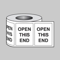 Open this End - Labels (Roll of 250) - TESTTTTT!!!!! Open this End - Labels (Roll of 250) - TESTTTTT!!!!!