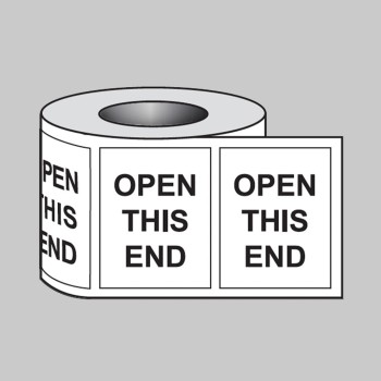 Open this End - Labels (Roll of 250) - TESTTTTT!!!!! Open this End - Labels (Roll of 250) - TESTTTTT!!!!!