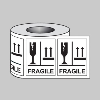 Fragile Glass this Way Up - Labels (Roll of 250) - TESTTTTT!!!!! Fragile Glass this Way Up - Labels (Roll of 250) - TESTTTTT!!!!!