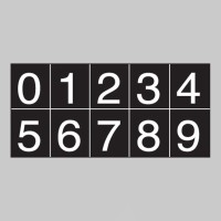 White Cut Out Numbers - TESTTTTT!!!!! White Cut Out Numbers - TESTTTTT!!!!!