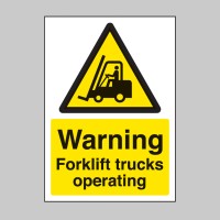 A4 Warning - Forklift Trucks Operating - TESTTTTT!!!!! A4 Warning - Forklift Trucks Operating - TESTTTTT!!!!!