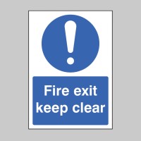 A4 - Fire Exit Keep Clear - TESTTTTT!!!!! A4 - Fire Exit Keep Clear - TESTTTTT!!!!!