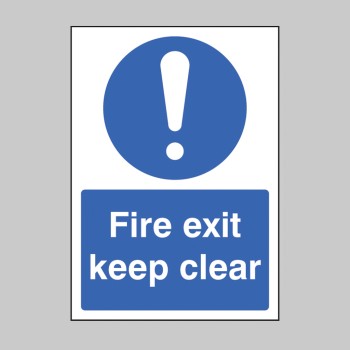 A4 - Fire Exit Keep Clear - TESTTTTT!!!!! A4 - Fire Exit Keep Clear - TESTTTTT!!!!!