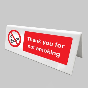 Thank You for Not Smoking Table Cards (Pack of 5) - TESTTTTT!!!!! 
