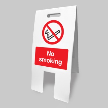 No Smoking - Lightweight Standing Folding Sign - TESTTTTT!!!!! No Smoking - Lightweight Standing Folding Sign - TESTTTTT!!!!!