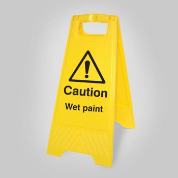 Caution - Wet Paint - Self Standing Floor Sign - TESTTTTT!!!!! Caution - Wet Paint - Self Standing Floor Sign - TESTTTTT!!!!!