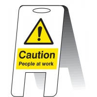 Caution - People at Work - Lightweight Self Standing Sign - TESTTTTT!!!!! Caution - People at Work - Lightweight Self Standing Sign - TESTTTTT!!!!!
