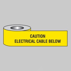 Caution - Electrical Cable Below - Underground Tape - TESTTTTT!!!!! Caution - Electrical Cable Below - Underground Tape - TESTTTTT!!!!!