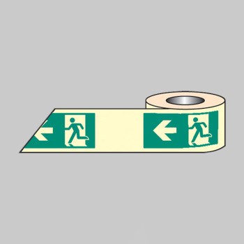 Man Arrow Left Photoluminescent Tape (Glow in the Dark) - TESTTTTT!!!!! Man Arrow Left Photoluminescent Tape (Glow in the Dark) - TESTTTTT!!!!!