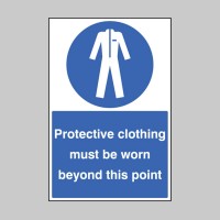 Protective Clothing Must be Worn - Floor Graphic - TESTTTTT!!!!! Protective Clothing Must be Worn - Floor Graphic - TESTTTTT!!!!!