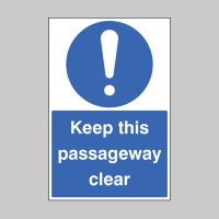 Keep this Passageway Clear - Floor Graphic - TESTTTTT!!!!! Keep this Passageway Clear - Floor Graphic - TESTTTTT!!!!!