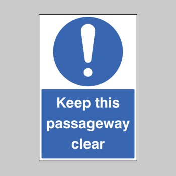 Keep this Passageway Clear - Floor Graphic - TESTTTTT!!!!! 