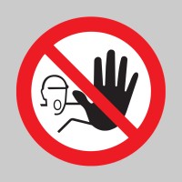 Floor Graphic - No Entry Symbol - TESTTTTT!!!!! 