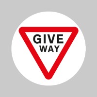 Stop Give Way - Floor Graphic - TESTTTTT!!!!! Stop Give Way - Floor Graphic - TESTTTTT!!!!!