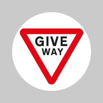 Stop Give Way - Floor Graphic - TESTTTTT!!!!! 