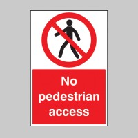 No Pedestrian Access - Floor Graphic - TESTTTTT!!!!! No Pedestrian Access - Floor Graphic - TESTTTTT!!!!!