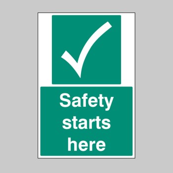 Safety Starts Here - Floor Graphic - TESTTTTT!!!!! 