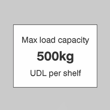 Max load Capacity 500kg UDL Per Shelf - TESTTTTT!!!!! Max load Capacity 500kg UDL Per Shelf - TESTTTTT!!!!!